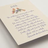 "Artisan Wedding" - Reception Cards in Sea by Chris Griffith - Detail