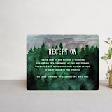 "Adventure Awaits" - Reception Cards in Smoke by Elly - Front