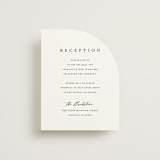 "Delicate" - Reception Cards in Obsidian by Jennifer Postorino - Front