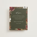 "poetique" - Reception Cards in Autumn by Kate Ahn - Front