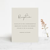 "sweet sweet elegance" - Reception Cards in Dutch Cream by frances mathys - Front