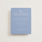 "Threaded" - Reception Cards in Canopy by Pixel and Hank - Front