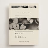 "Nonnette" - Reception Cards in Vanilla by Blustery August - Assembled with Belly Band