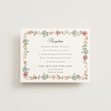 "Cherished" - Reception Cards in Sunset by Susan Moyal - Front