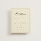 "hayden" - Reception Cards in Blush by Ellen Schlegelmilch - Front
