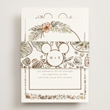 "Disney's Mickey Mouse Tropical Frame" - Reception Cards in Earth by Shiny Penny Studio - Assembled with Belly Band