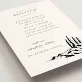 "Countryside Villa" - Reception Cards in Noir by Shiny Penny Studio - Detail