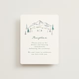 "Plain Air" - Reception Cards in Meadow by Petra Kern - Front