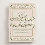"Juliet" - Reception Cards in Autumn by Ashlee Townsend - Assembled with Belly Band