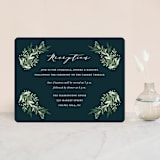 "Fresh Greenery" - Reception Cards in Mystic Forest by Jennifer Postorino - Front
