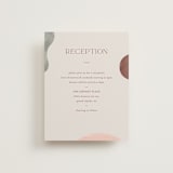 "Deconstruct" - Reception Cards in Coastal by Pixel and Hank - Front