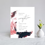 "living coral" - Reception Cards in Coral by Phrosné Barwood - Front