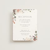 "Golden Hour" - Reception Cards in Water Lily by Jennifer Wick - Front