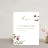 "Summer Love" - Reception Cards in Sunflower by Wildfield Paper Co - Front
