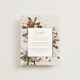 "Fall Flurry" - Reception Cards in Fall by Grace Kreinbrink - Front