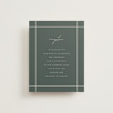 "Vista" - Reception Cards in Forest by Melanie Severin - Front