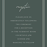 "Vista" - Reception Cards in Forest by Melanie Severin - Detail