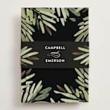 "Parting Branches" - Reception Cards in Midnight by Haley Warner - Assembled with Belly Band