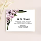 "Peony" - Reception Cards in Ice Mist by Cass Loh - Front