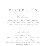 "Spring Wildflowers" - Reception Cards in Garden by Christie Elise - Detail