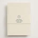 "Upload Your Own Design" - Reception Cards in A by Minted - Assembled with Belly Band