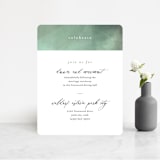 "Meadow" - Reception Cards in Meadow by Eric Clegg - Front