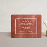 "Dust" - Reception Cards in Sienna by Carrie ONeal - Front