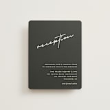 "As if a Dream" - Reception Cards in Cloud by Pine Street Creative - Front