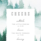 "Forest air" - Reception Cards in Forest by Yuliya Evseeva - Detail