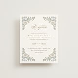 "Wild Flora" - Reception Cards in Meadow by Kristen Smith - Front