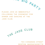 "rainbow 2.0" - Reception Cards in Light Hearted by Deborah Chou - Detail