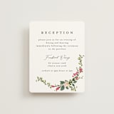 "Forest Flowers" - Reception Cards in Tropical by Susan Moyal - Front