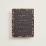 "Autumn Stroll" - Reception Cards in Moody by Erin German - Front