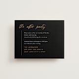 "love love love" - Reception Cards in Onyx by Robert and Stella - Front