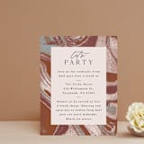 "Jasper" - Reception Cards in Sandstone by Everett Paper Goods - Front