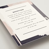 "Artistic Union" - Reception Cards in Indigo by Brooke Chandler - Detail