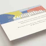 "Modern Muse" - Reception Cards in Bright by Rebecca Daublin - Detail