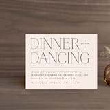 "Landscape" - Reception Cards in Champagne by Kelly Schmidt - Front