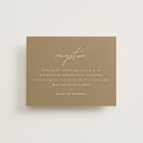 "Everlasting Love" - Reception Cards in Linen by Brandy Folse - Front