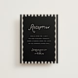 "Lovers" - Reception Cards in Shadow by Pixel and Hank - Front