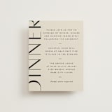 "Amara" - Reception Cards in Sand by Robert and Stella - Front