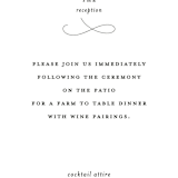 "Beyond Words" - Reception Cards in Snow by Kimberly FitzSimons - Detail