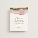 "Sedona" - Reception Cards in Desert Sands by Itsy Belle Studio - Front