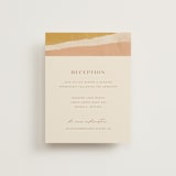 "Rustic Union" - Reception Cards in Sunset by Michelle Taylor - Front