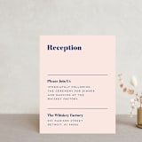 "Vogue" - Reception Cards in Navy by Genna Blackburn - Front