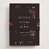 "Romantics" - Reception Cards in Merlota by Susan Moyal - Assembled with Belly Band