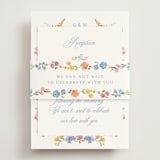 "Everlasting Romance" - Reception Cards in Meadow by Petra Kern - Assembled with Belly Band