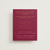 "Amor" - Reception Cards in Caliente by Owl and Toad - Front