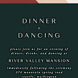 "archway" - Reception Cards in Forest by Jen Banks - Detail