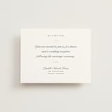 "Together Always" - Reception Cards in Chiffon by Eric Clegg - Front